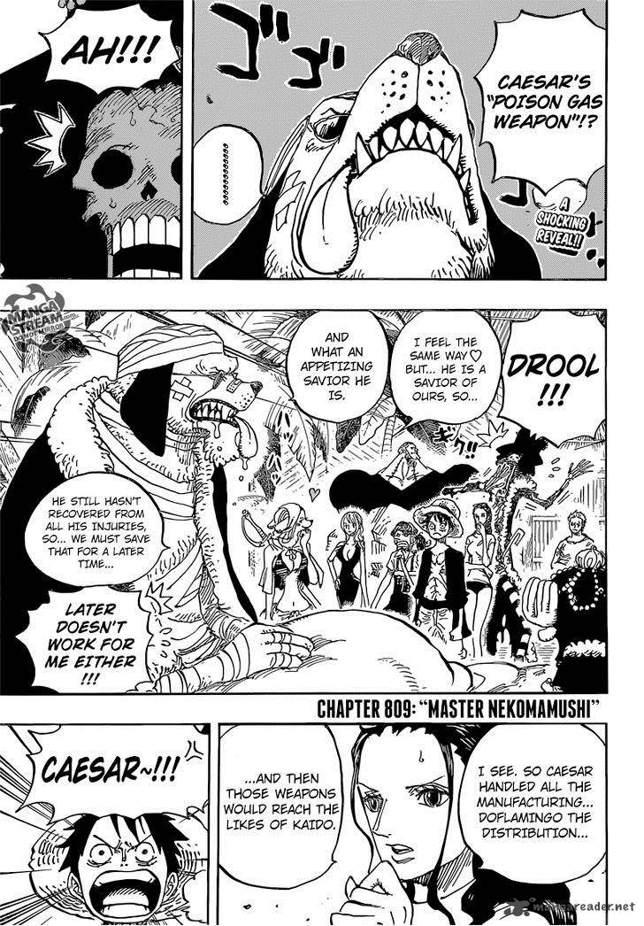 One Piece Chapter 809 - Page 5