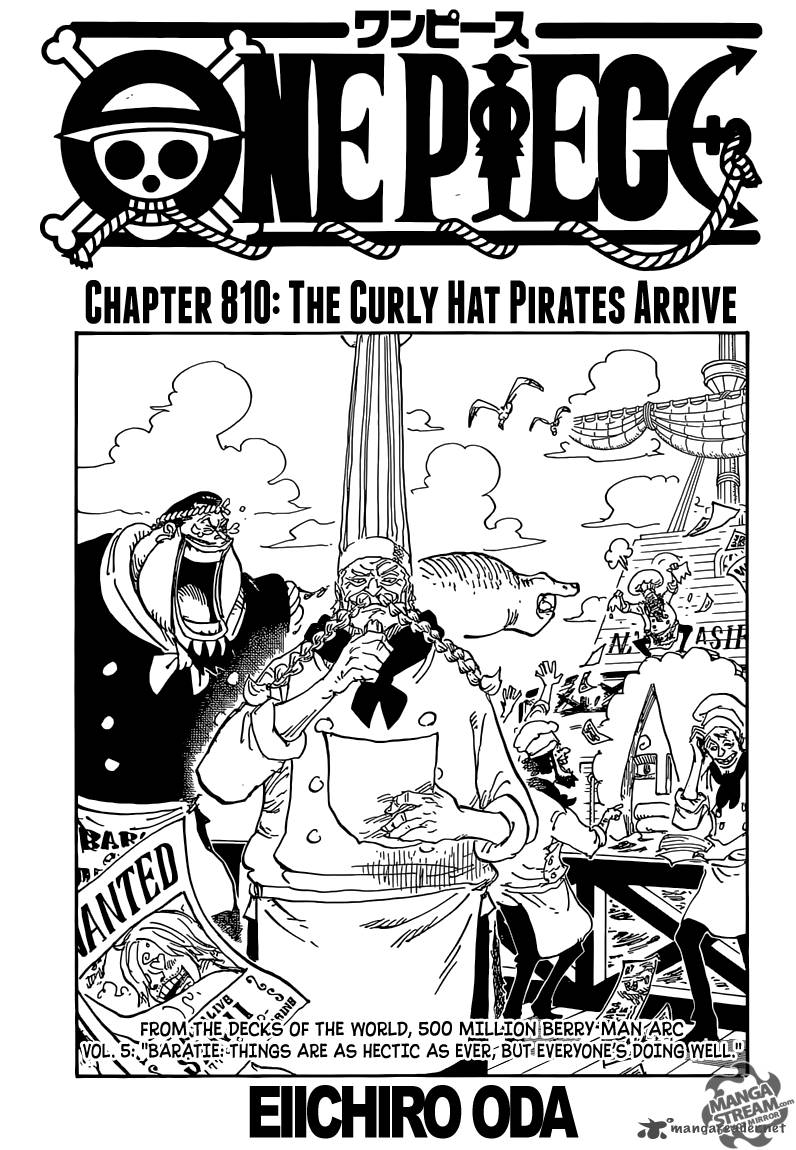 One Piece Chapter 810 - Page 1