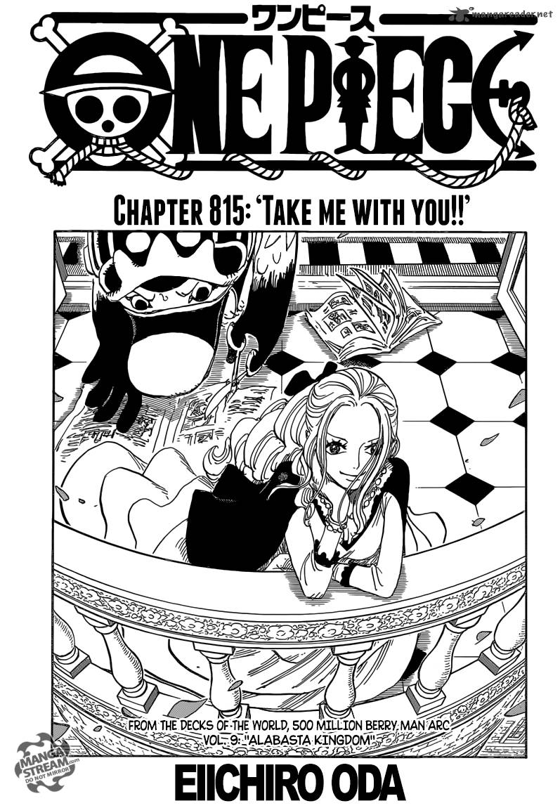 One Piece Chapter 815 - Page 1