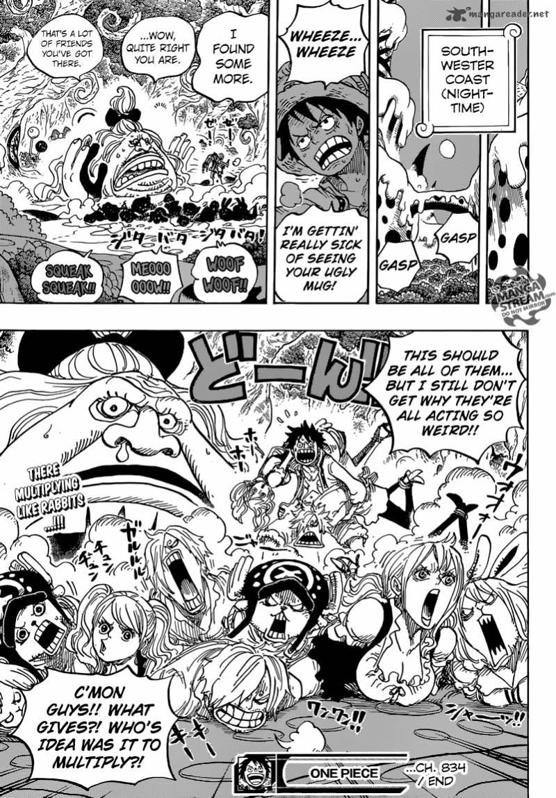 One Piece Chapter 834 - Page 19