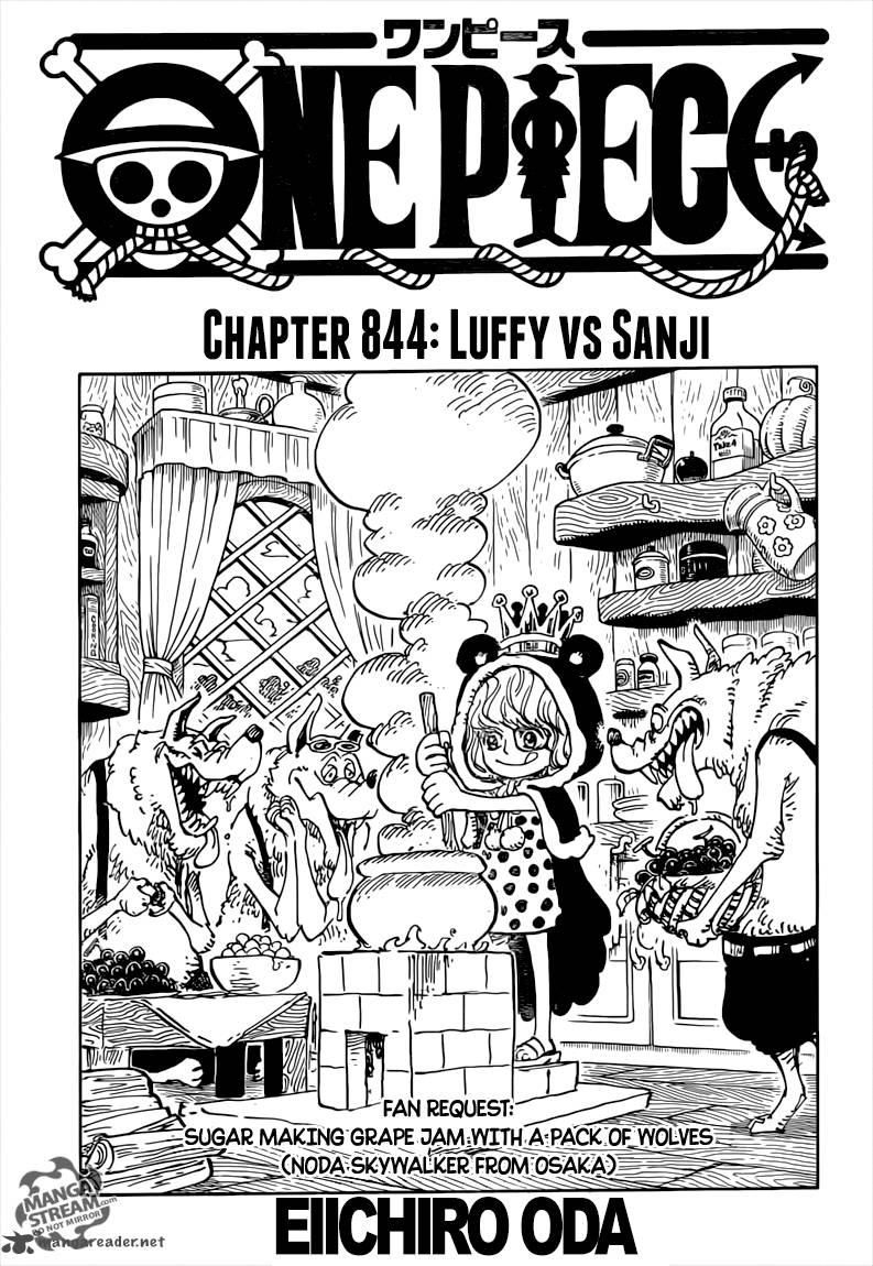 One Piece Chapter 844 - Page 1