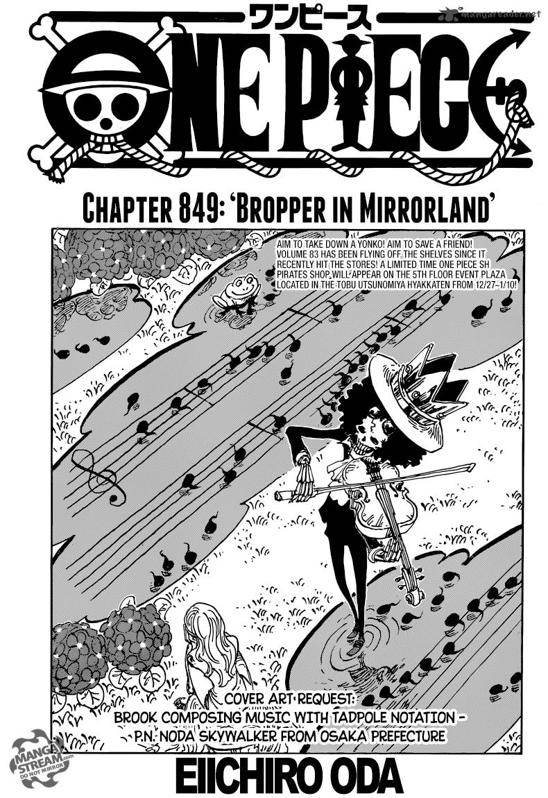 One Piece Chapter 849 - Page 2