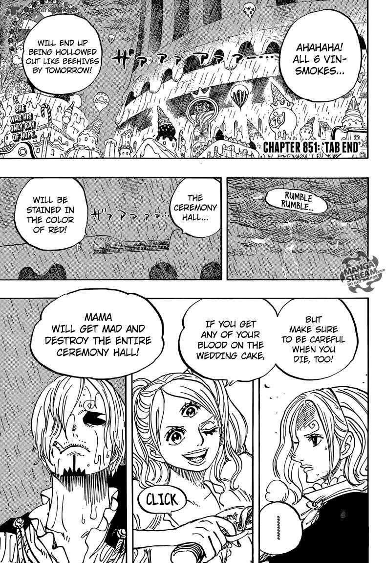 One Piece Chapter 851 - Page 3