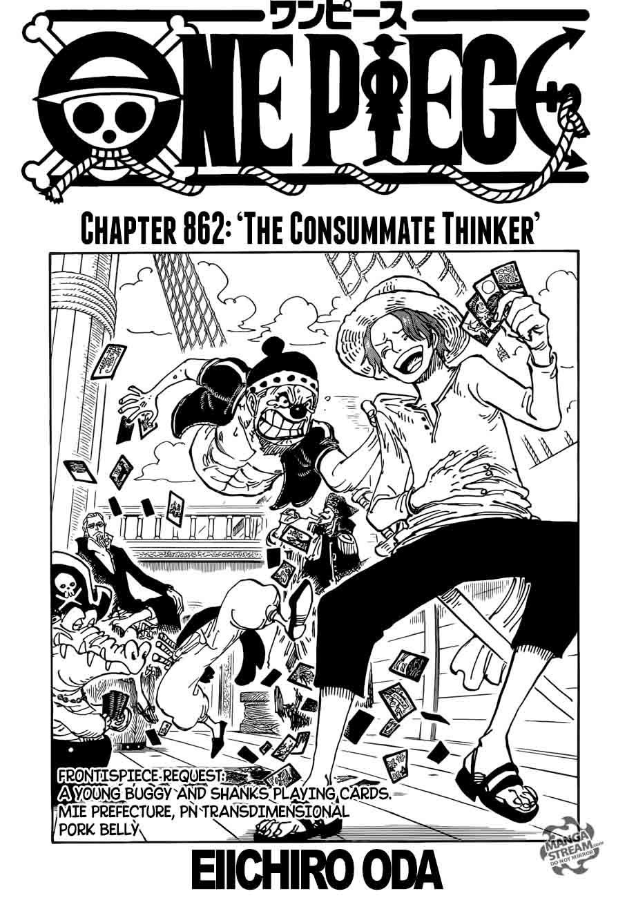 One Piece Chapter 862 - Page 1