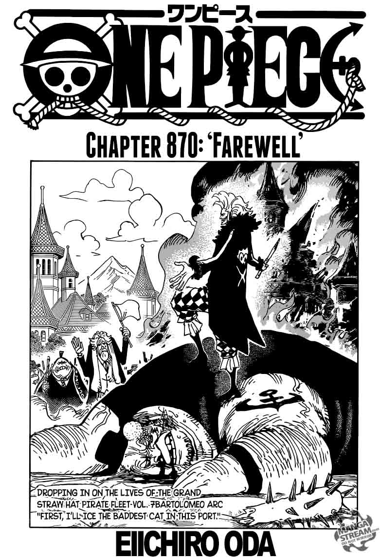 One Piece Chapter 870 - Page 1