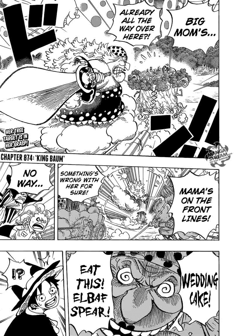 One Piece Chapter 874 - Page 2