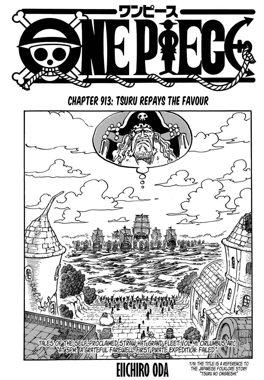 One Piece Chapter 913 - Page 1