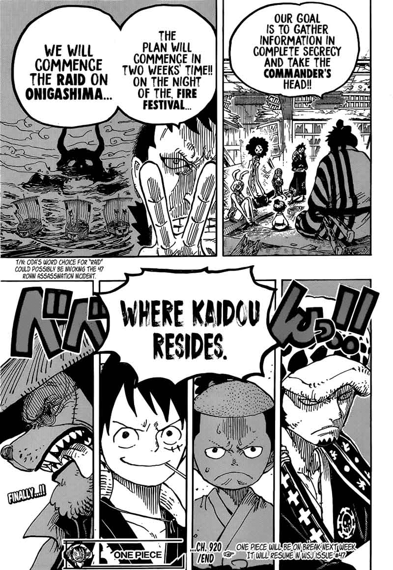 One Piece Chapter 920 - Page 16