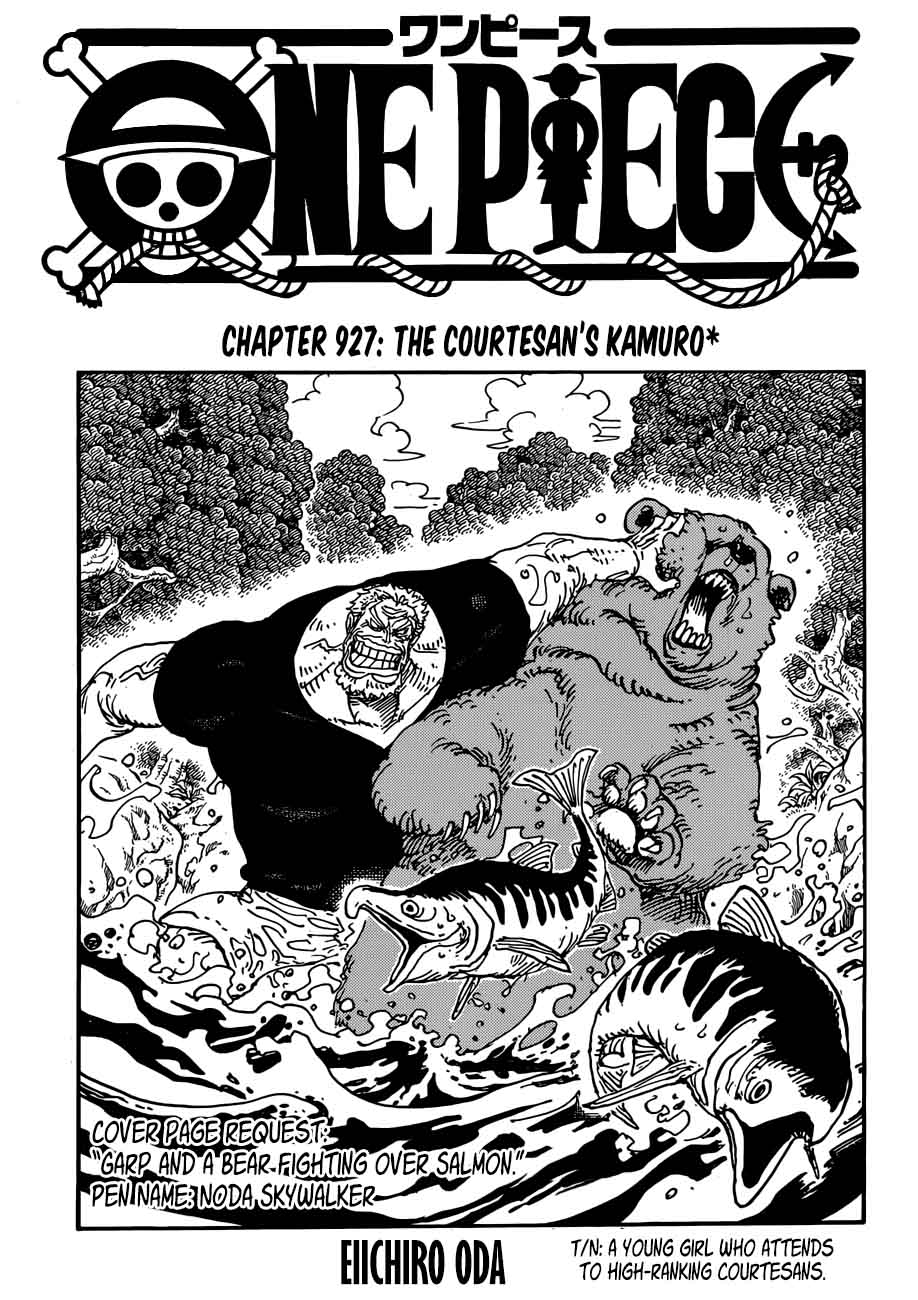 One Piece Chapter 927 - Page 1