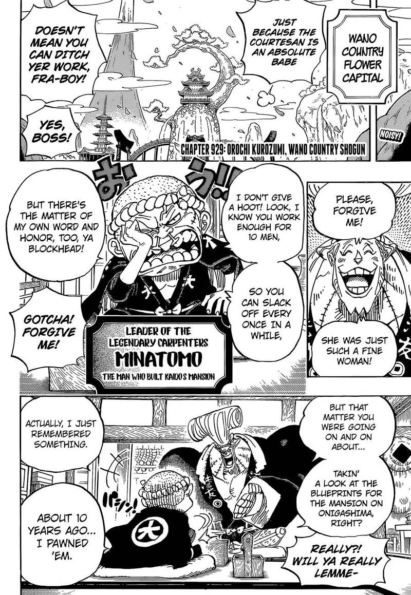 One Piece Chapter 929 - Page 3