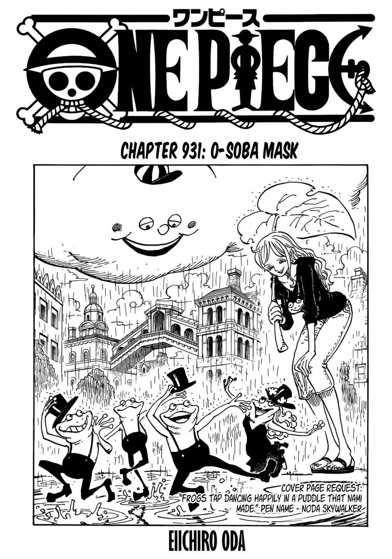 One Piece Chapter 931 - Page 1