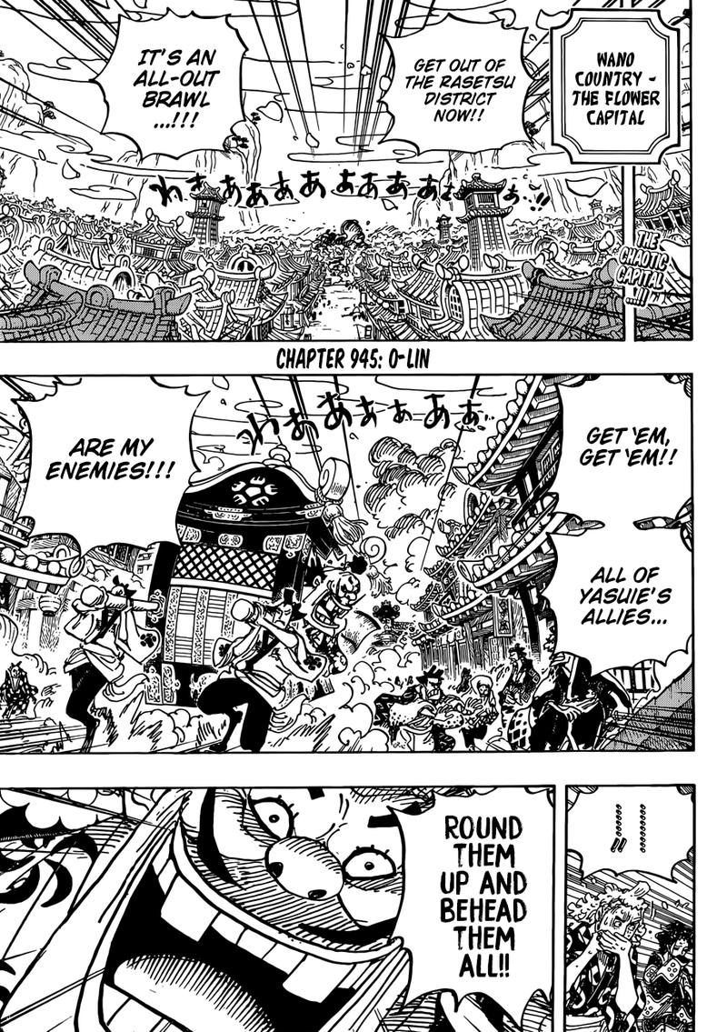 One Piece Chapter 945 - Page 3