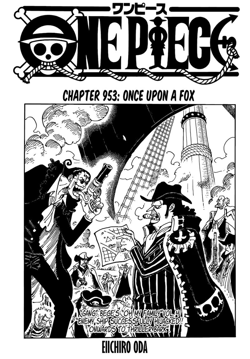 One Piece Chapter 953 - Page 1