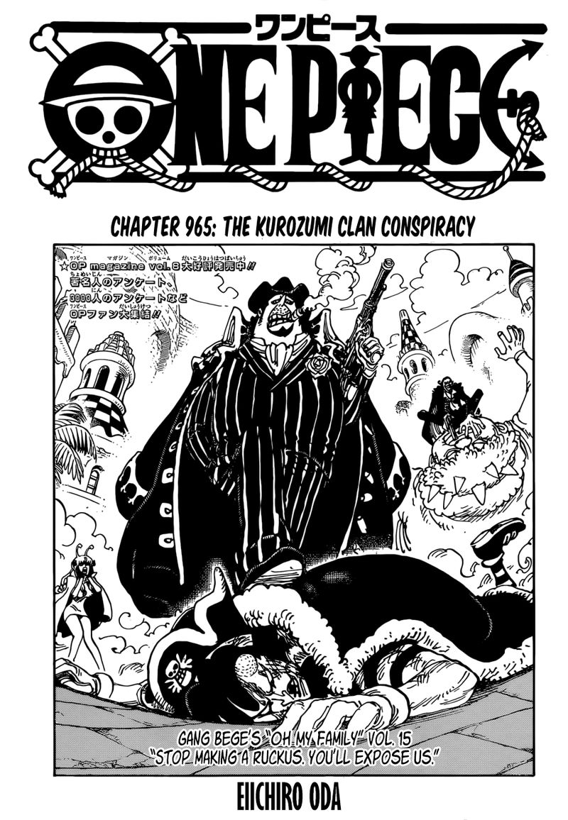 One Piece Chapter 965 - Page 1