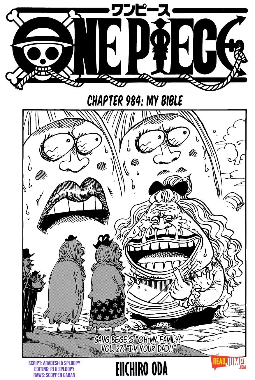 One Piece Chapter 984 - Page 1