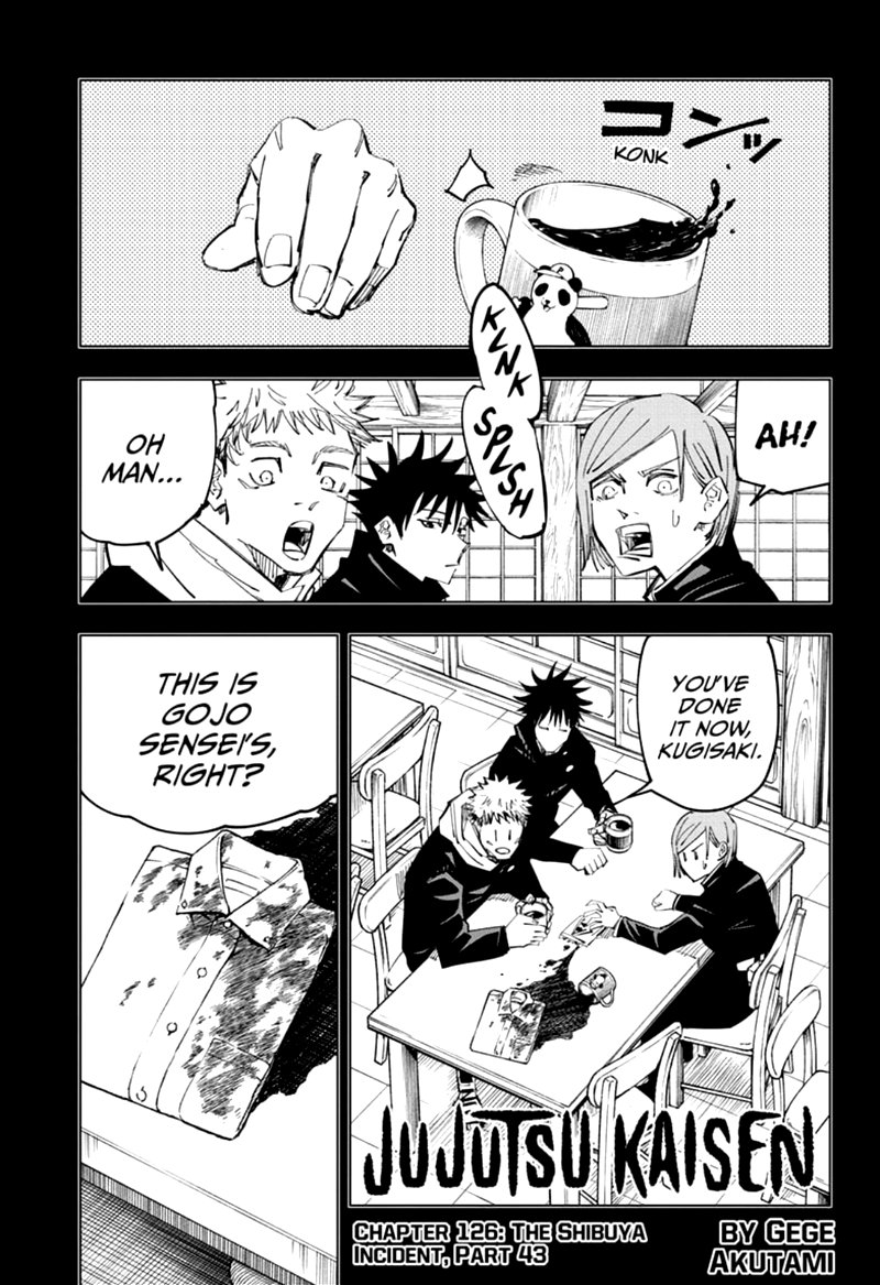 Jujutsu Kaisen Chapter 126 - Page 1