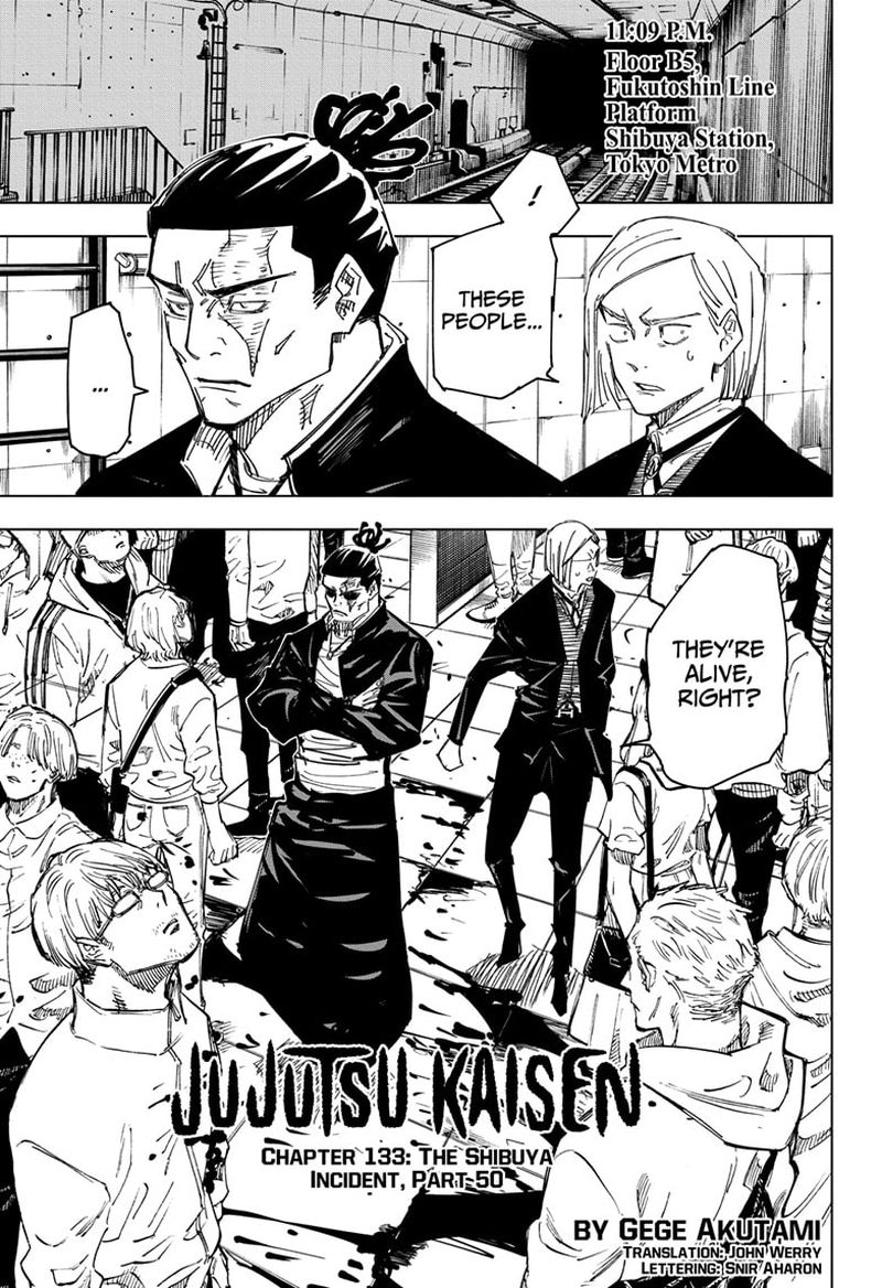 Jujutsu Kaisen Chapter 133 - Page 1