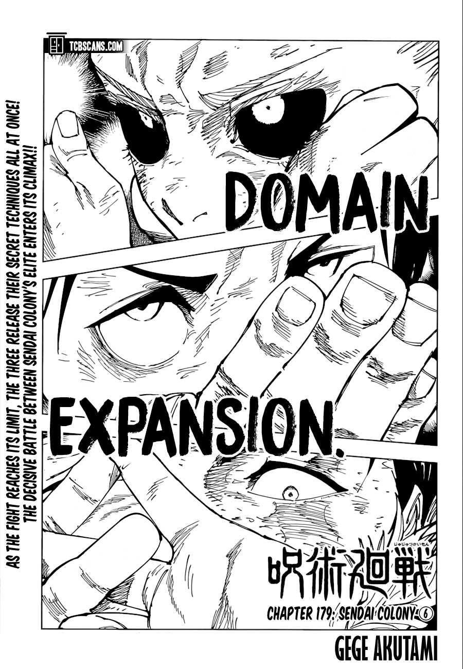 Jujutsu Kaisen Chapter 179 - Page 1