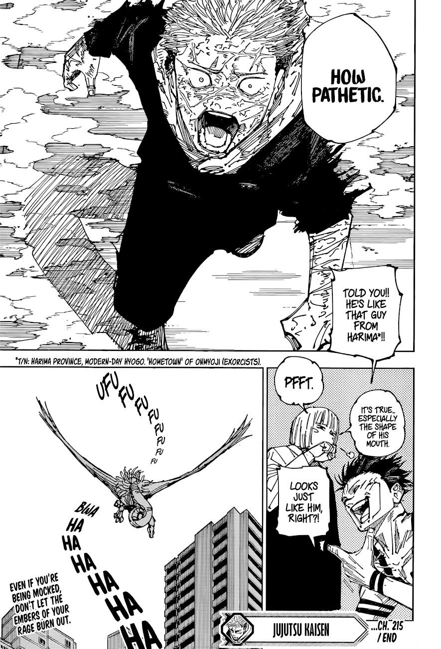 Jujutsu Kaisen Chapter 215 - Page 19