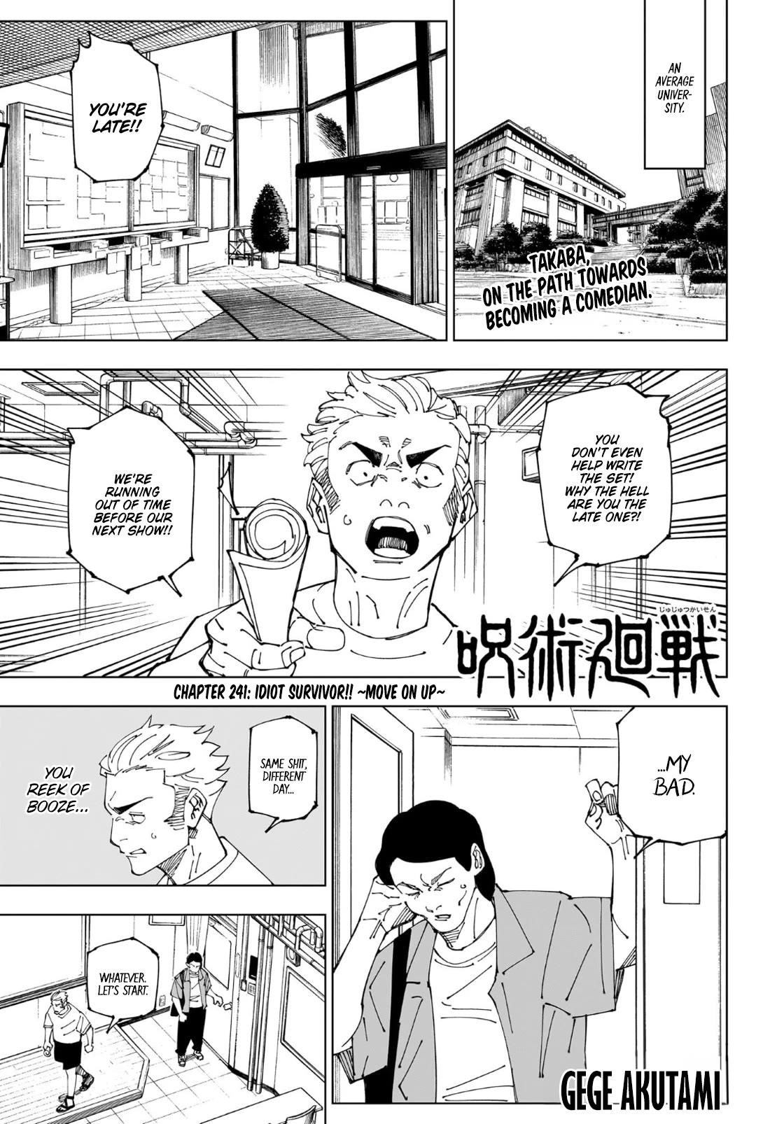 Jujutsu Kaisen Chapter 241 - Page 1