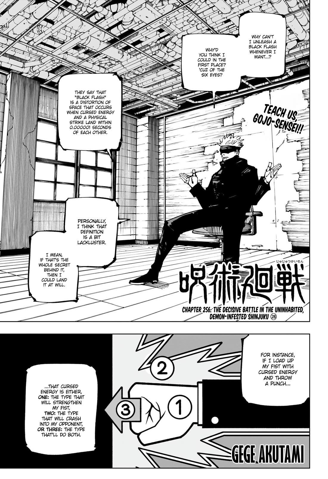 Jujutsu Kaisen Chapter 256 - Page 1