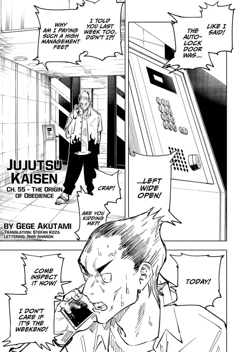 Jujutsu Kaisen Chapter 55 - Page 1