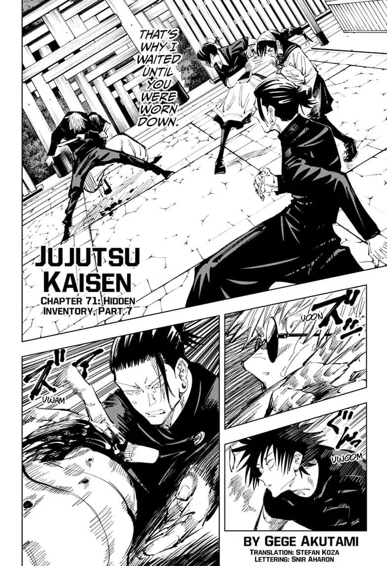 Jujutsu Kaisen Chapter 71 - Page 2