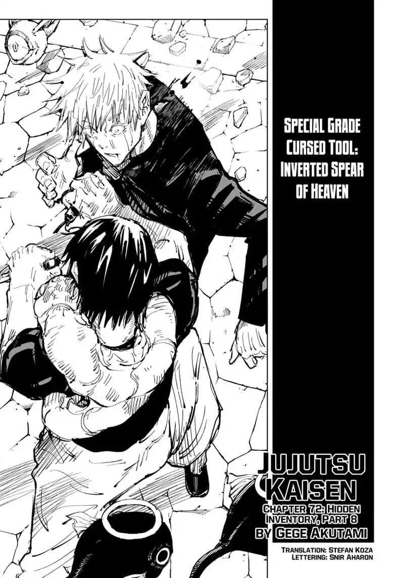 Jujutsu Kaisen Chapter 72 - Page 1