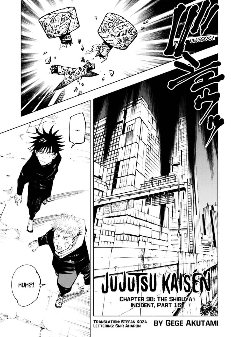 Jujutsu Kaisen Chapter 98 - Page 1