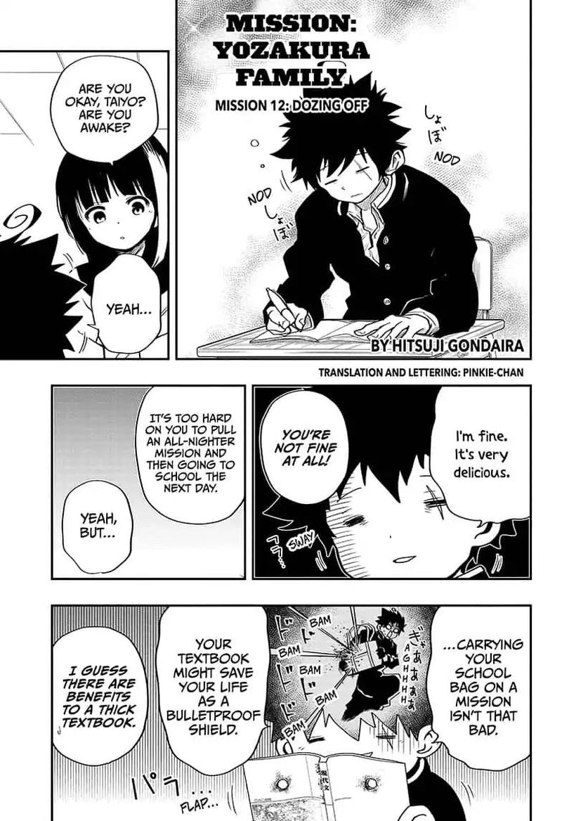 Mission: Yozakura Family Chapter 12 - Page 1