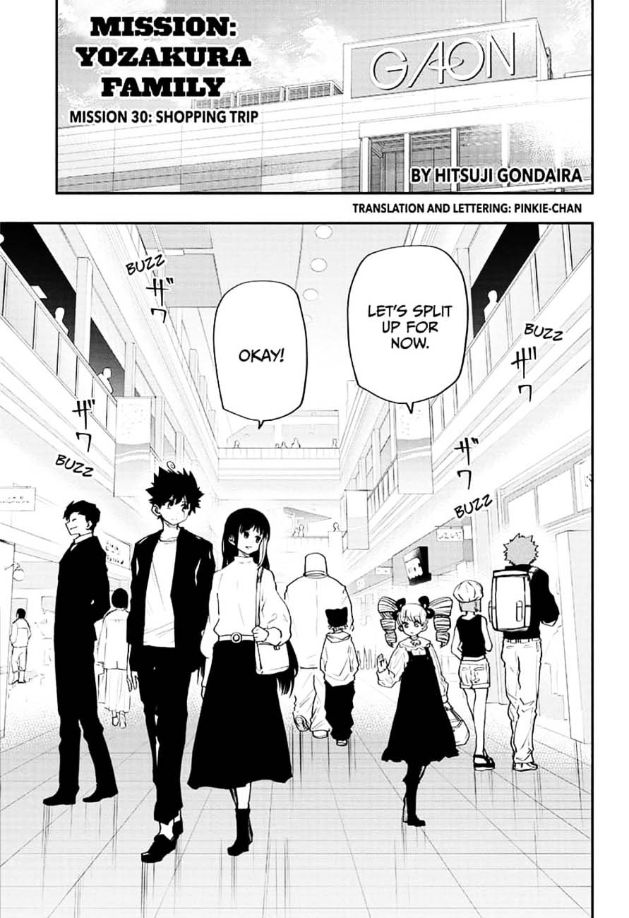 Mission: Yozakura Family Chapter 30 - Page 1