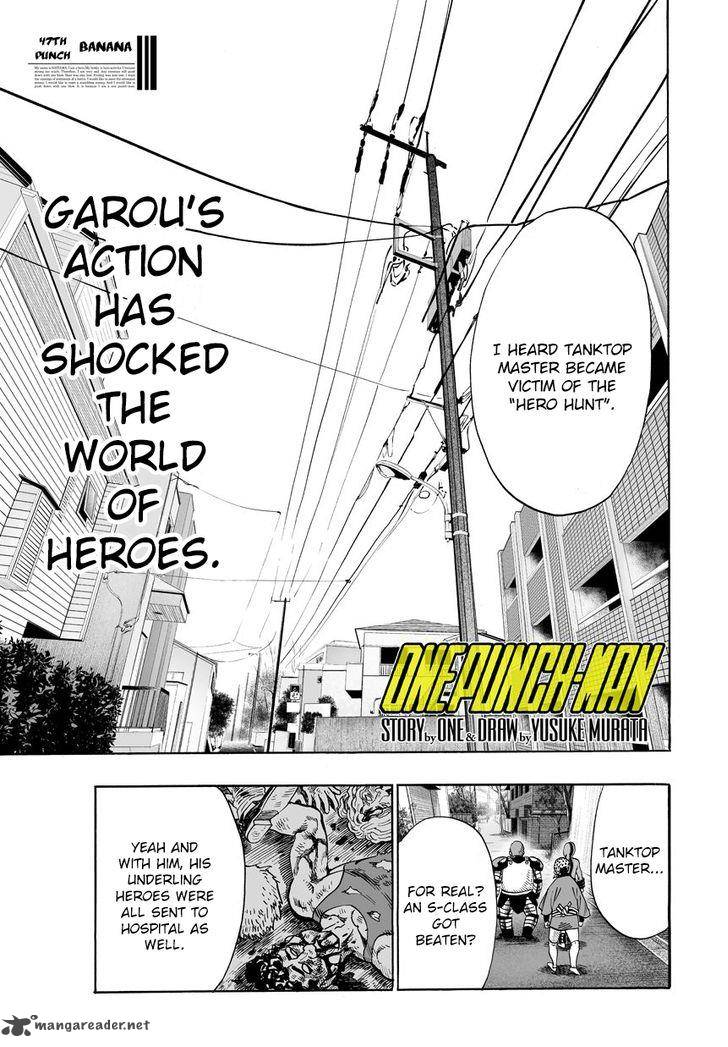 One Punch Man, onepunchman Chapter 74 - Page 1