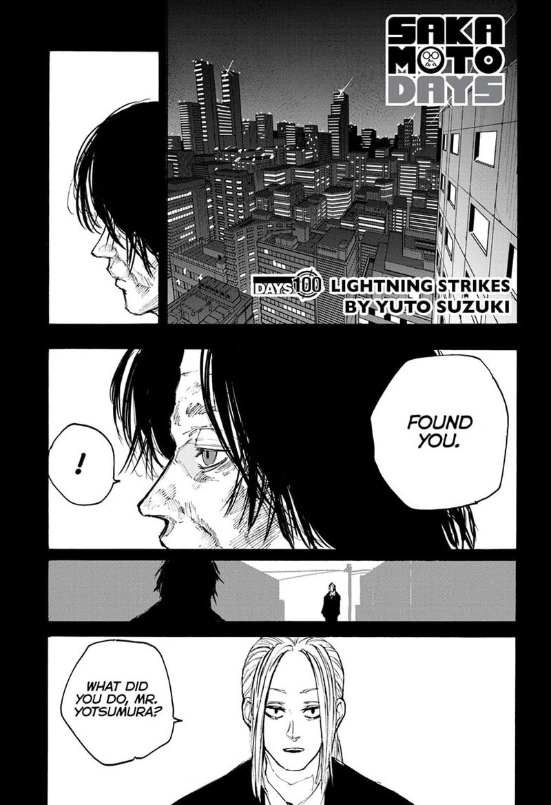 Sakamoto Days Chapter 100 - Page 1