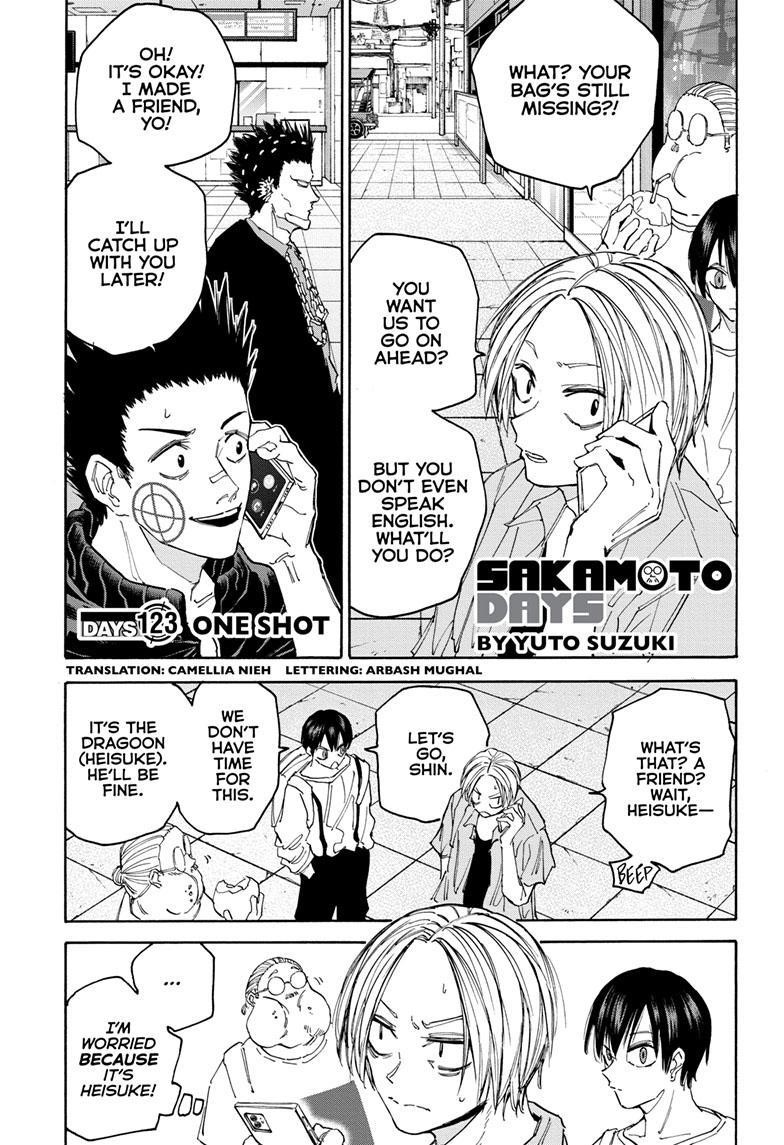 Sakamoto Days Chapter 123 - Page 1