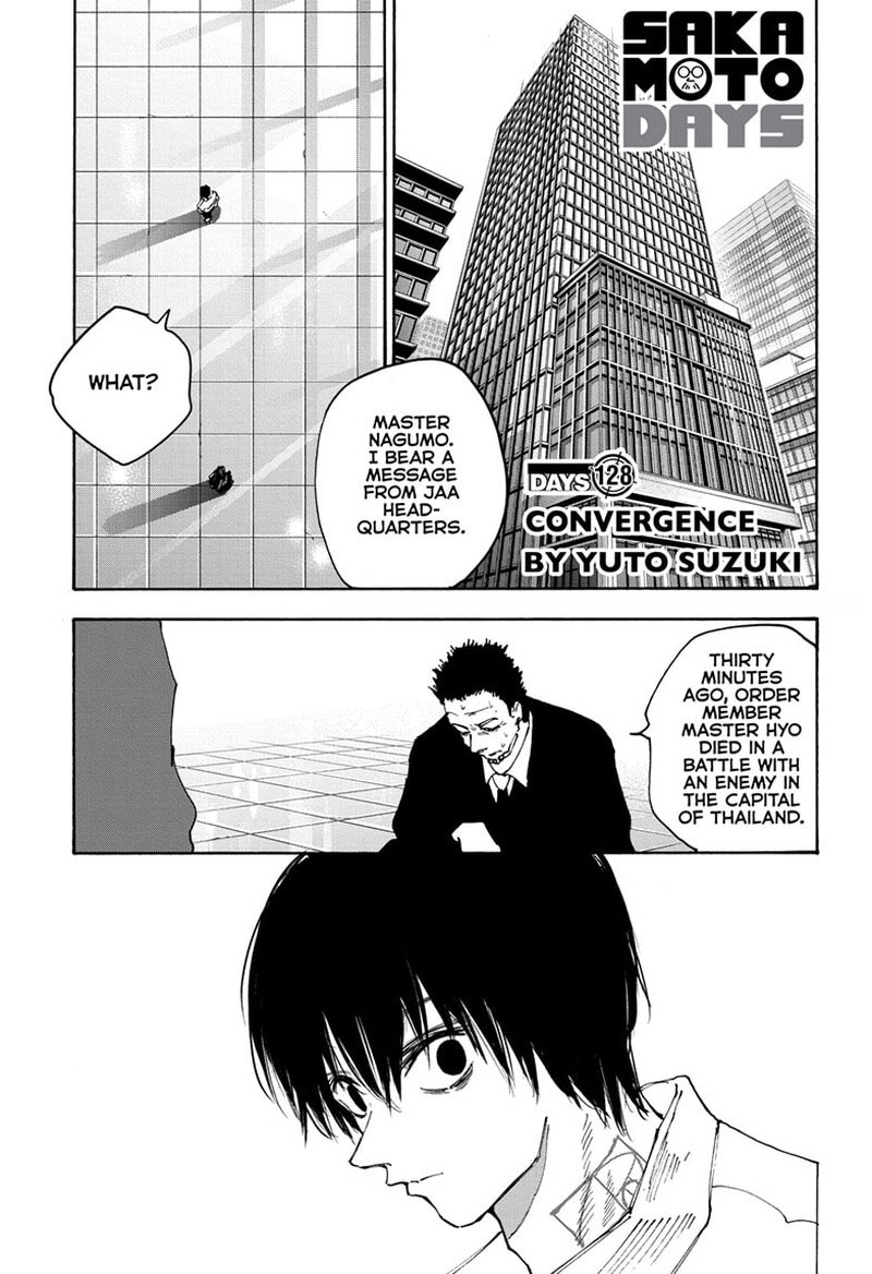 Sakamoto Days Chapter 128 - Page 1