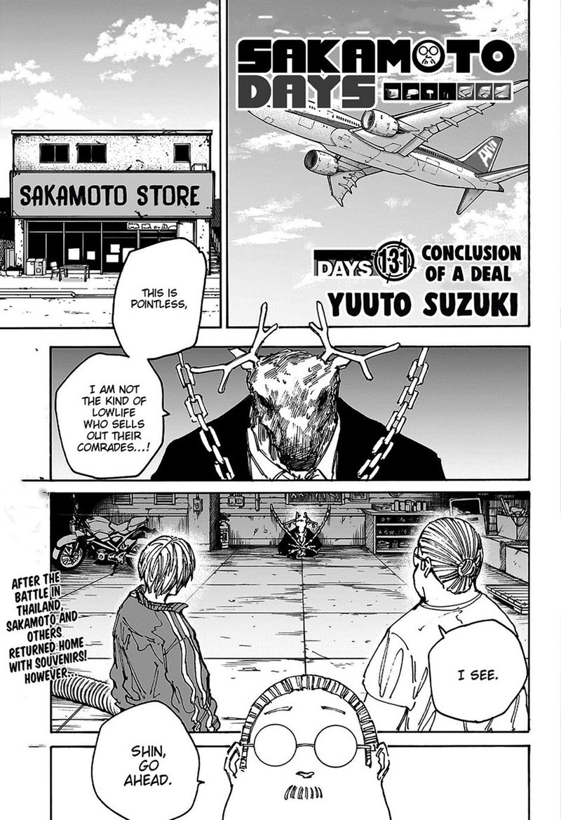 Sakamoto Days Chapter 131 - Page 1