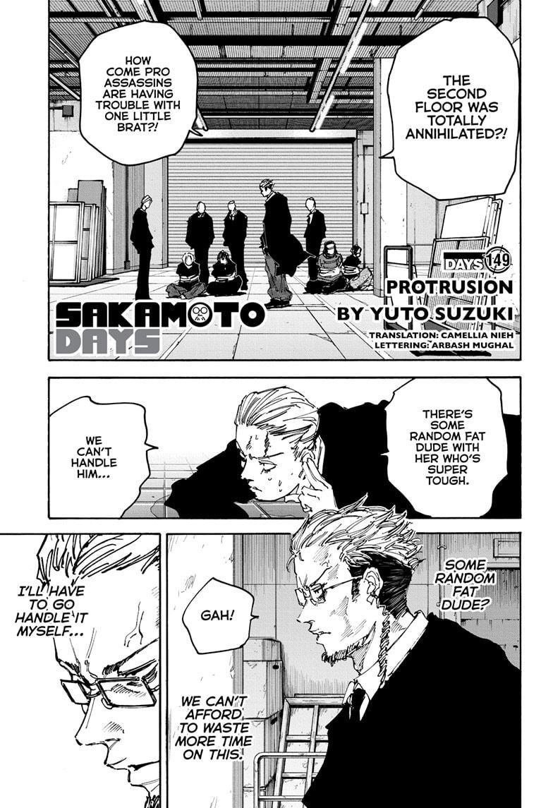 Sakamoto Days Chapter 149 - Page 1