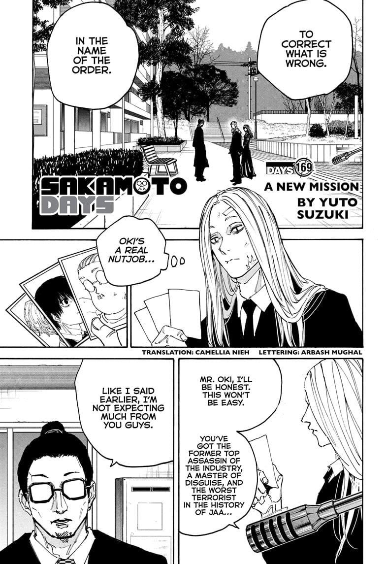 Sakamoto Days Chapter 169 - Page 1