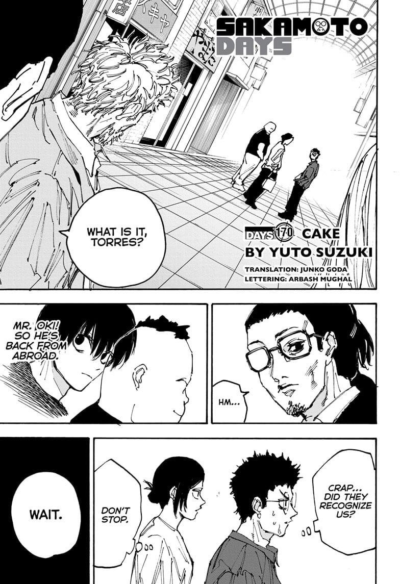 Sakamoto Days Chapter 170 - Page 1