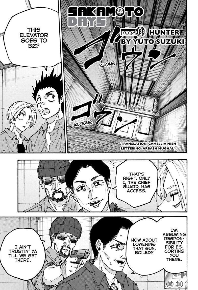 Sakamoto Days Chapter 185 - Page 1