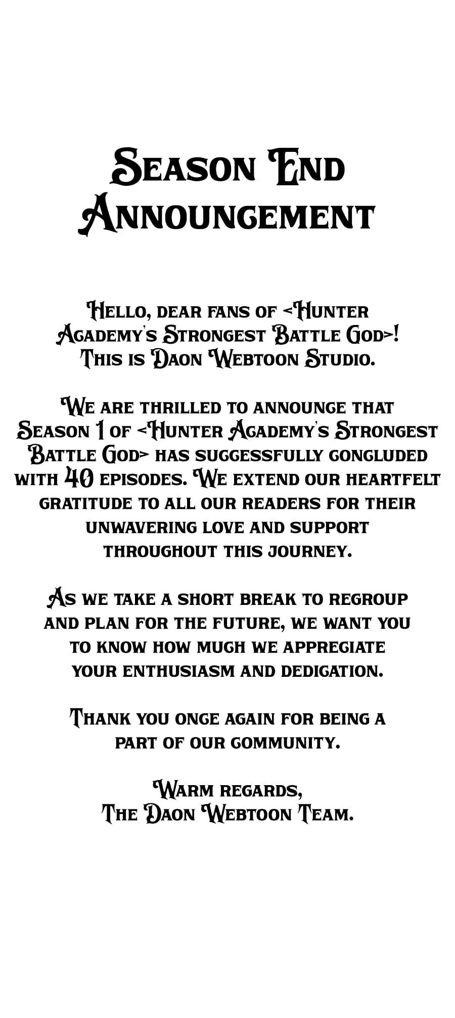 Hunter Academy’s Strongest Battle God Chapter 40.5 - Page 1