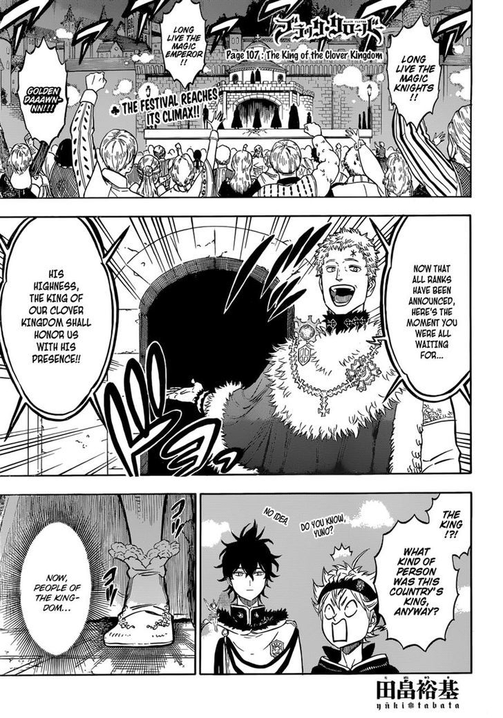 Black Clover Chapter 107 - Page 1