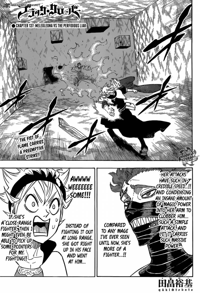 Black Clover Chapter 137 - Page 1