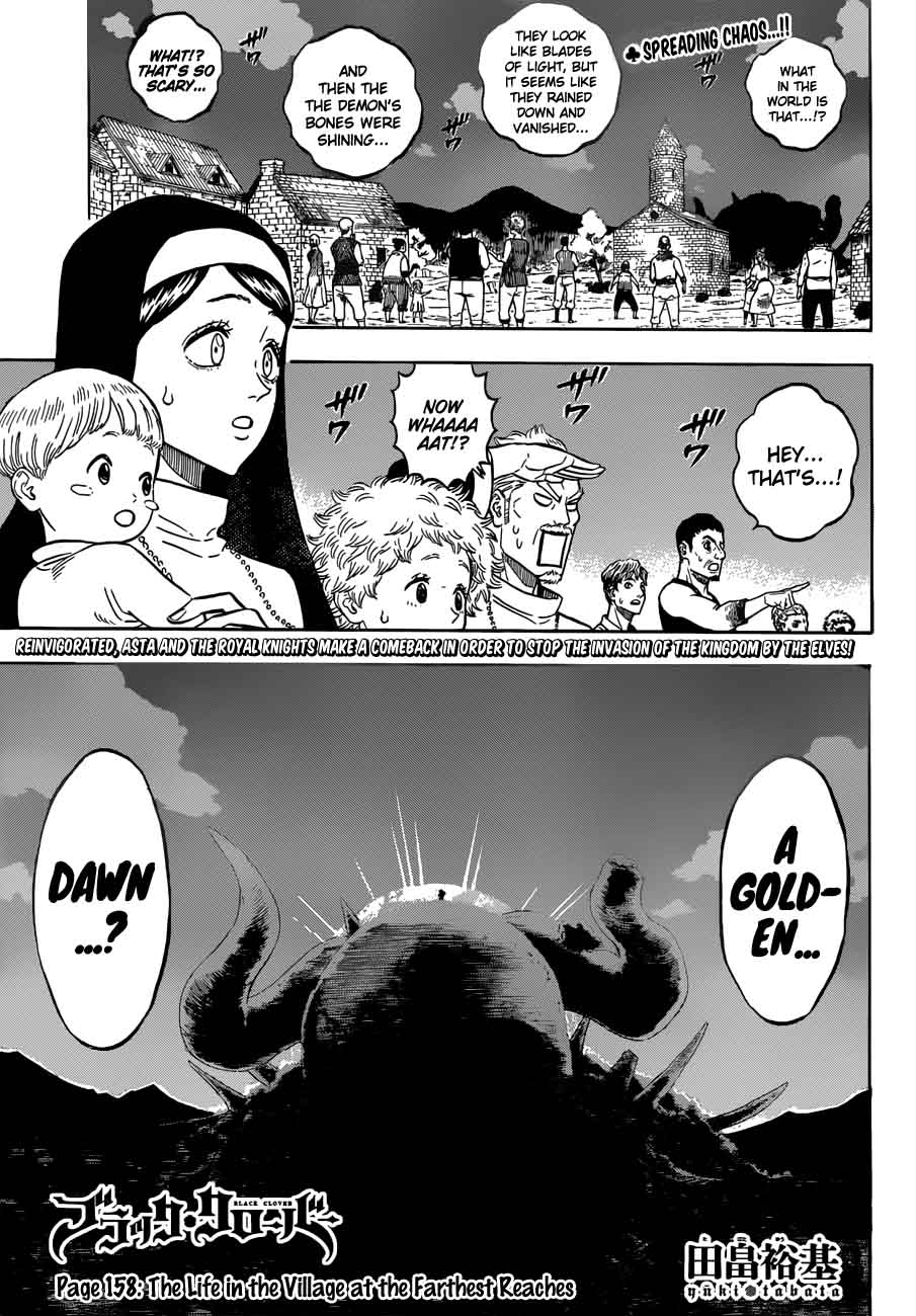 Black Clover Chapter 158 - Page 1