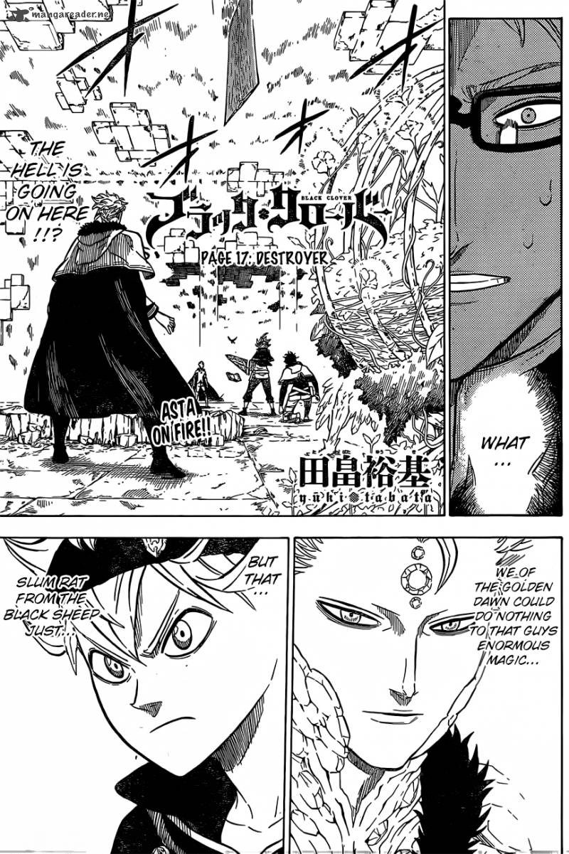 Black Clover Chapter 17 - Page 1