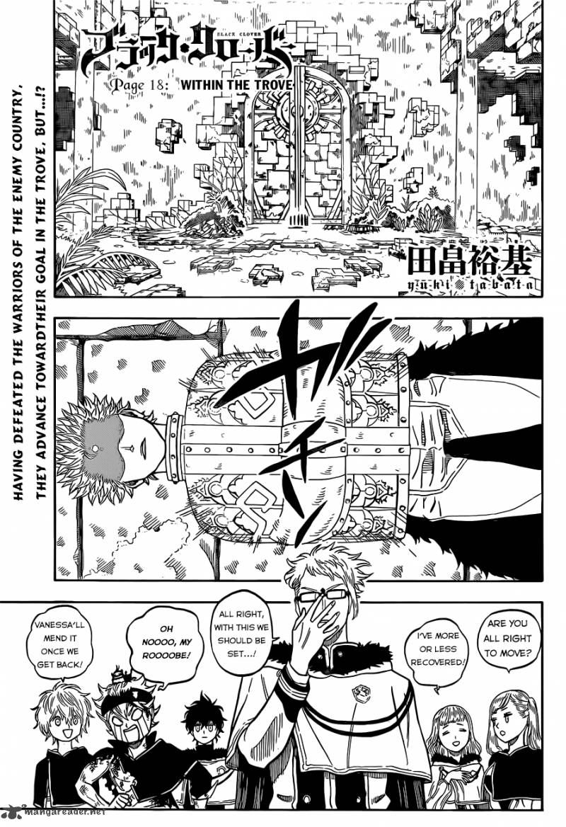 Black Clover Chapter 18 - Page 1