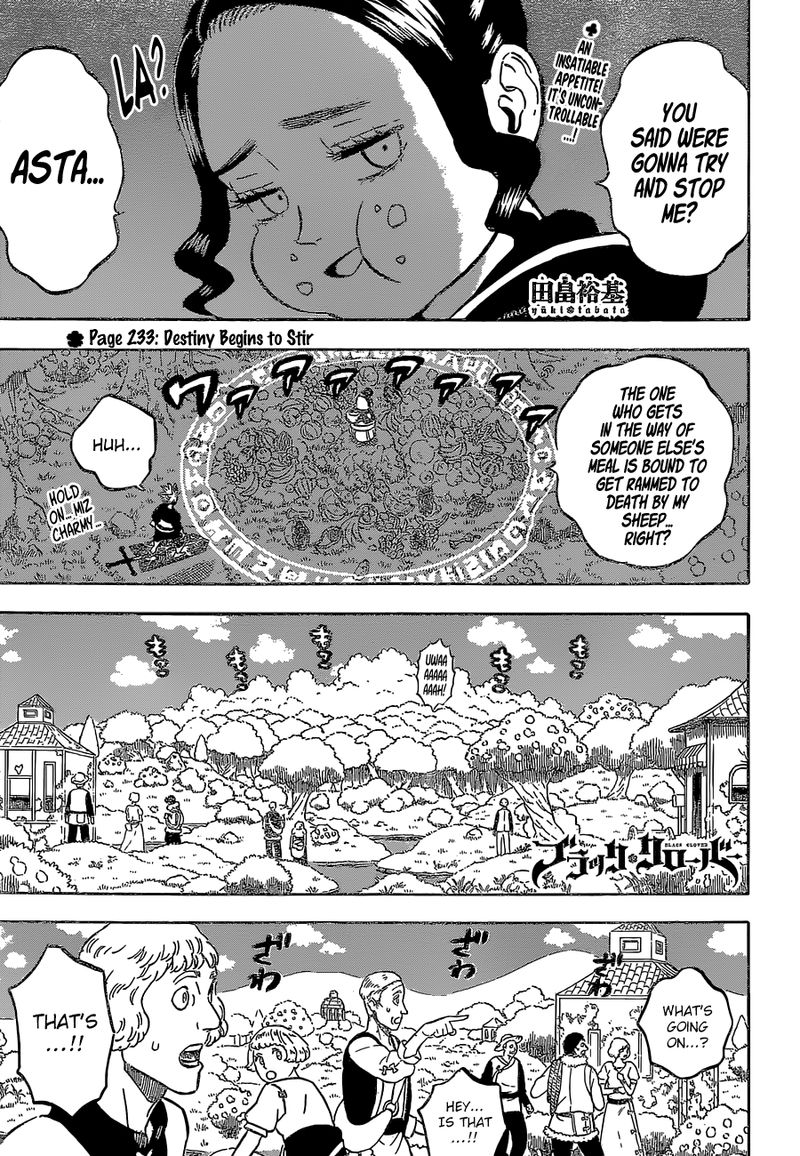 Black Clover Chapter 233 - Page 1