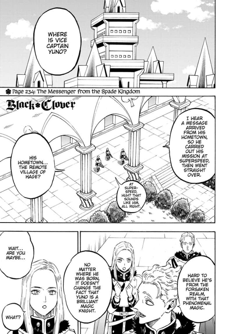 Black Clover Chapter 234 - Page 1