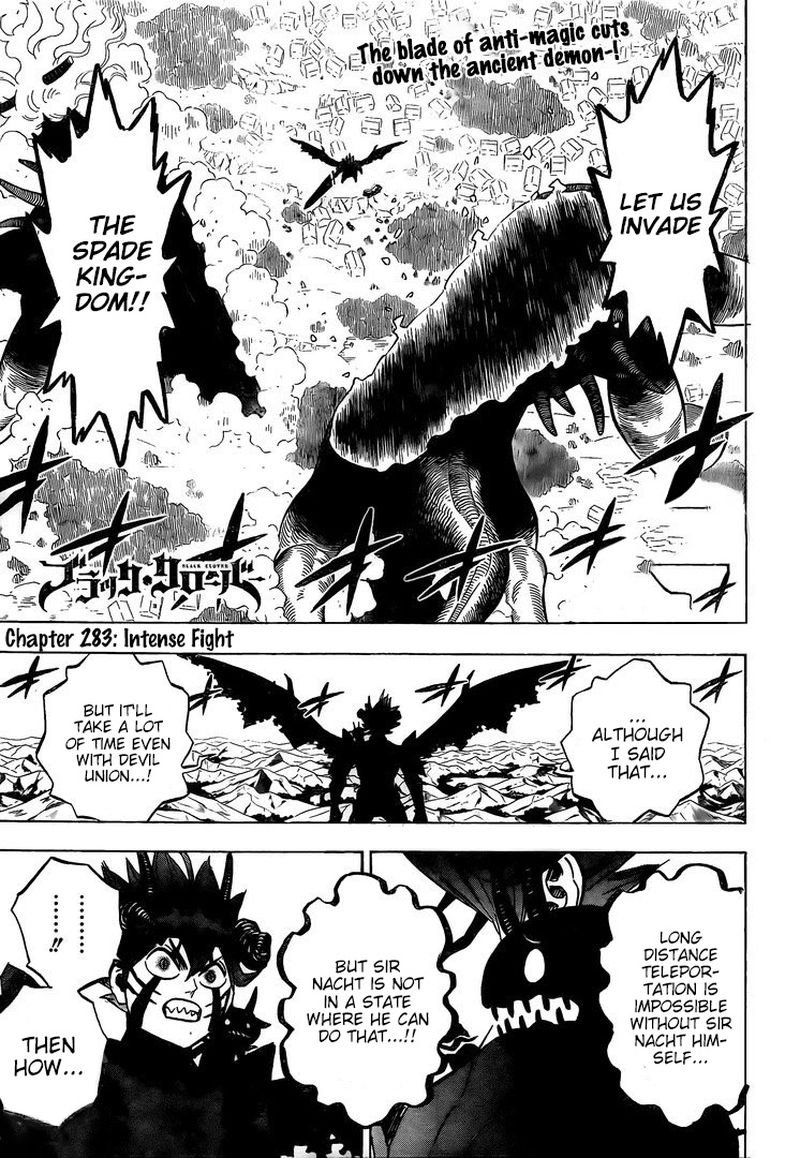 Black Clover Chapter 283 - Page 1