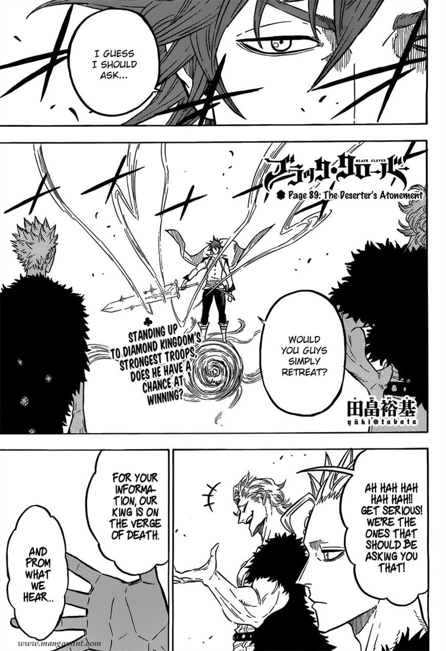 Black Clover Chapter 89 - Page 1